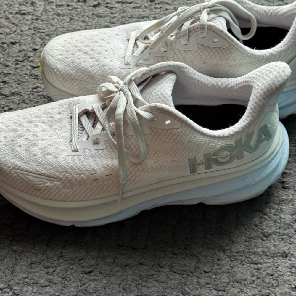 Hoka One One Women's White Athletic Running Shoes